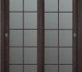 Avon 10 Lite Vetro Veralinga Oak Modern Interior Bypass Doors by Belldinni