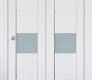 Edna Vetro Bianco Noble Modern Interior Bifold Doors by Belldinni