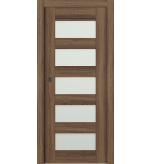 Avon 07-07 Vetro Pecan Nutwood Pocket doors