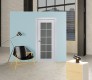 DOOR SLAB SMART PRO 10 LITE VETRO POLAR WHITE 28" X 92 1/2" X 1 3/4" TEMPERED FROSTED GLASS