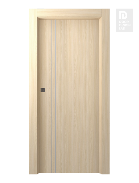 Optima 2V Loire Ash Modern Interior Pocket Door by Belldinni