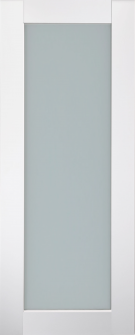 DOOR SLAB SMART PRO 207 VETRO POLAR WHITE 18" X 96" X 1 3/4" TEMPERED FROSTED GLASS