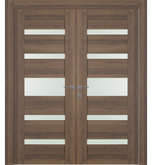 Avon 07-05 Vetro Pecan Nutwood Double doors