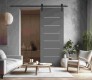 Alba Gray Matte Barn doors