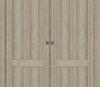Shaker 2 Panel Shambor Modern Interior Double Pocket Doors by Belldinni