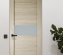 Edna Vetro Shambor Modern Interior Frameless Door by Belldinni