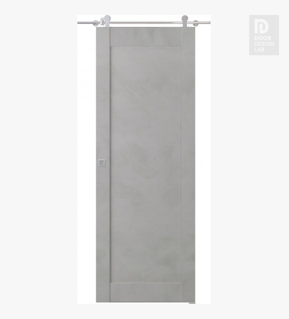 Avon 07 Light Urban Modern Interior Barn Door by Belldinni