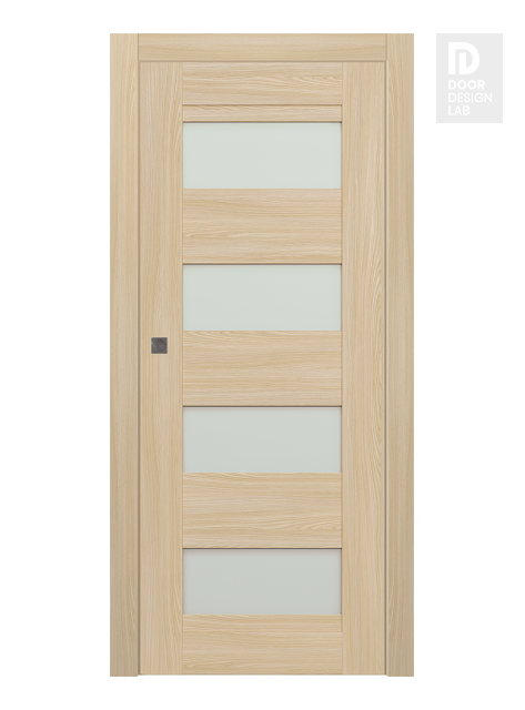 Avon 07-08 Vetro Loire Ash Modern Interior Pocket Door by Belldinni