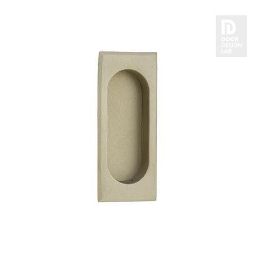 Modern Steel Front Door EMTEK FLUSH PULL RECTANGULAR PASSAGE SATIN NICKEL (US15) 2201