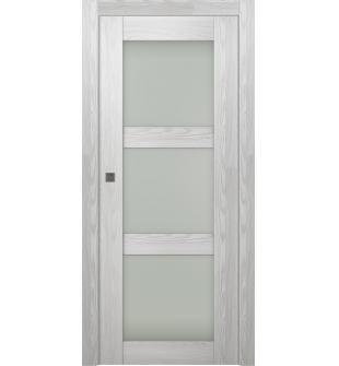 Avon 3 Lite Vetro Ribeira Ash Pocket doors