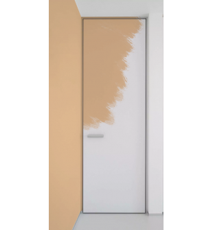 Primed Door Example For Painting In Beige