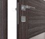 Vita Vetro Gray Oak Double doors