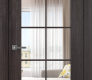 Avon 10 Lite Clear Veralinga Oak Modern Interior Door by Belldinni