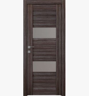 Vita Vetro Gray Oak Hinged doors