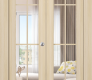 Avon 8 Lite Clear Vetro Loire Ash Modern Interior Bifold Doors by Belldinni