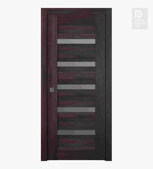 Avon 07-04 Vetro Veralinga Oak Modern Interior Pocket Door by Belldinni