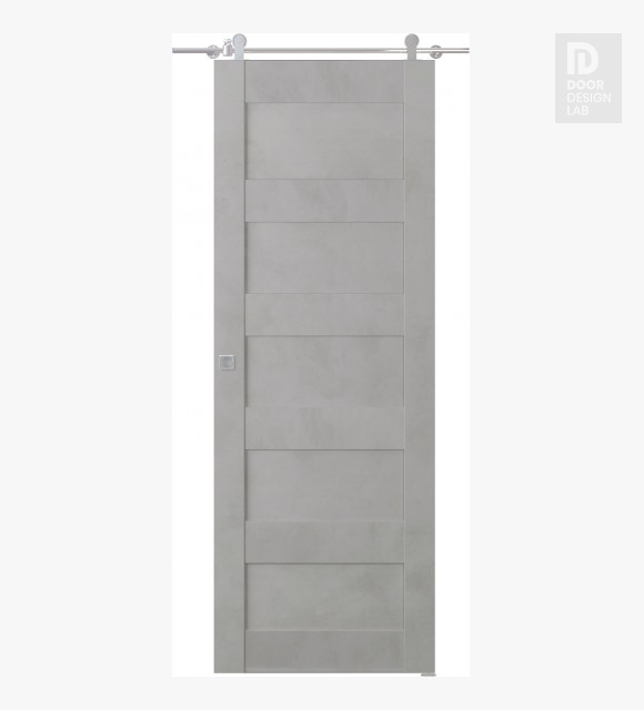 Avon 07 4R Light Urban Modern Interior Barn Door by Belldinni
