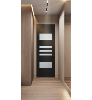 Leti Vetro Black Matte Frameless