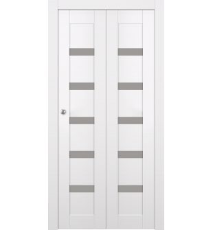 Leora Vetro Snow White Bi-folding doors