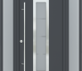 MODERN FRONT STEEL DOOR ARGOS ANTRACIT/WHITE 61 1/16" X 81 11/16" RHI + SIDELITE LEFT/RIGHT