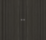 Shaker 1 Panel Gray Oak Modern Interior Double Pocket Doors by Belldinni