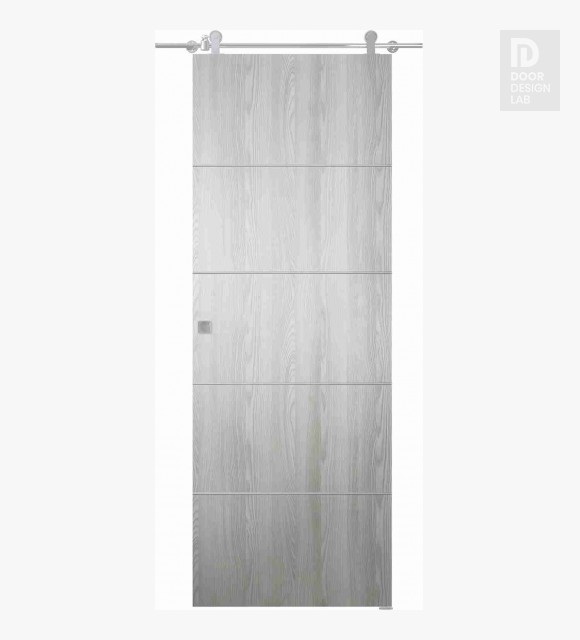 Optima 4H Ribeira Ash Modern Interior Barn Door by Belldinni