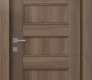 Oxford Uno 07 4R Pecan Nutwood Modern Interior Door by Belldinni