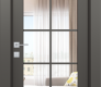 Avon 10 Lite Clear Gray Matte Modern Interior Door by Belldinni