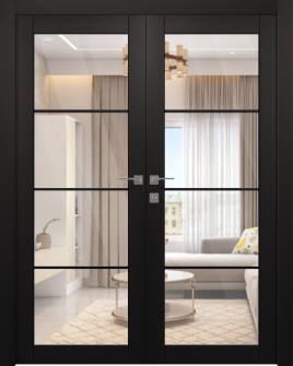 Avon 4 Lite Clear Vetro Black Matte