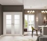 Smart Pro 4 Lite Vetro Polar White Double doors
