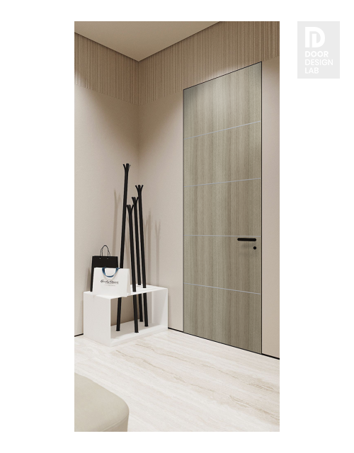 Optima 4H Shambor Modern Interior Frameless Door by Belldinni