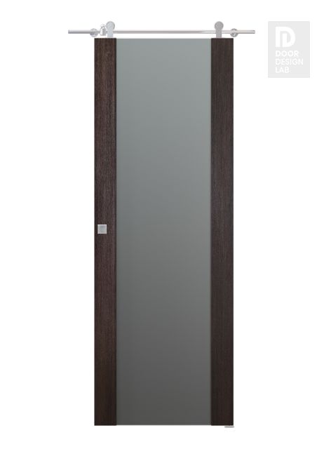 Avon 202 Vetro Veralinga Oak Modern Interior Barn Door by Belldinni