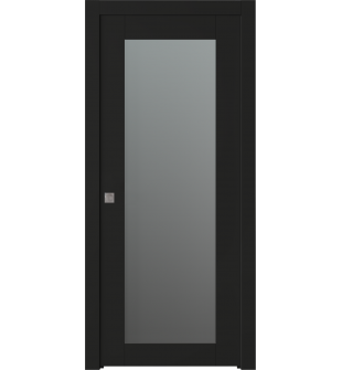 Avon 207 Vetro Black Matte Pocket doors