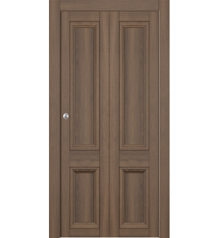 Oxford Duo 07 R Pecan Nutwood Bi-folding doors