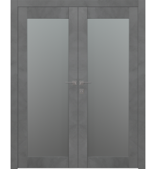 Avon 207 Vetro Dark Urban Double doors