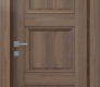 Oxford Duo 07 2Rn Pecan Nutwood Modern Interior Door by Belldinni