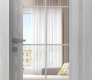 Avon 8 Lite Clear Vetro Ribeira Ash Modern Interior Door by Belldinni