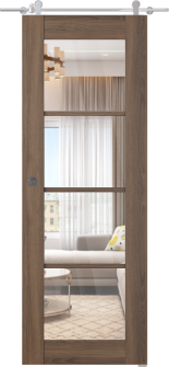 Avon 4 Lite Clear Vetro Pecan Nutwood