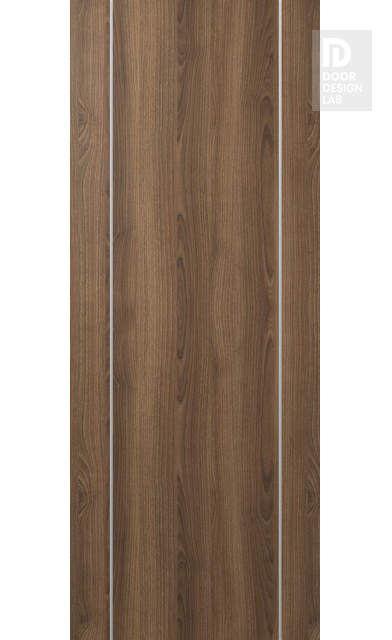 Modern Interior DOOR SLAB OPTIMA 2U PECAN NUTWOOD 32" X 80" X 1 3/4" SOLID CORE