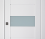 Edna Vetro Bianco Noble Modern Interior Pocket Door by Belldinni