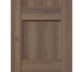 Oxford Uno 07 2Rn Pecan Nutwood Modern Interior Barn Door by Belldinni