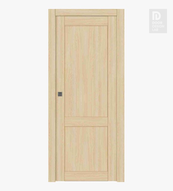 Shaker 2 Panel Loire Ash Modern Interior Pocket Door by Belldinni