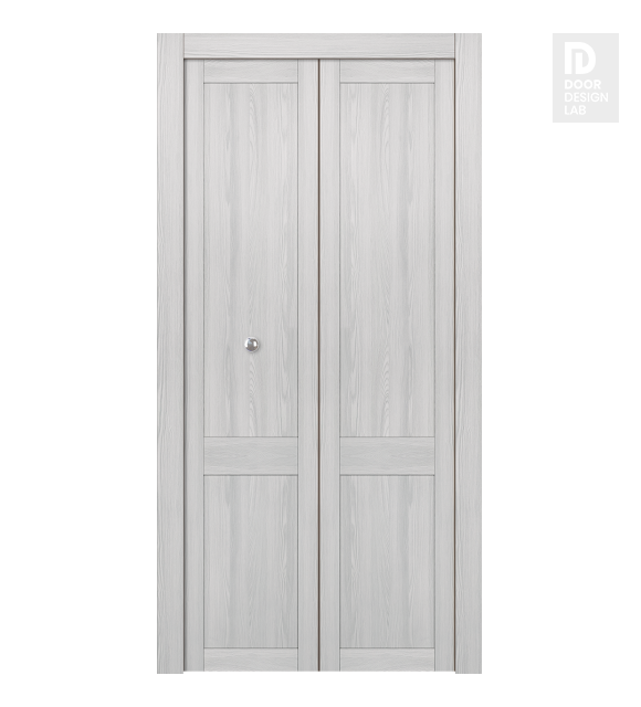 Shaker 2 Panel Ribeira Ash Modern Interior Bifold Doors by Belldinni