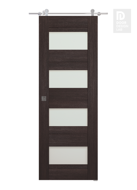 Avon 07-08 Vetro Veralinga Oak Modern Interior Barn Door by Belldinni