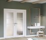 Smart Pro 4 Lite Vetro Polar White Double doors