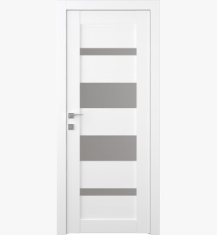 Mirella Vetro Bianco Noble Single Doors
