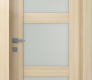 Avon 3 Lite Vetro Loire Ash Modern Interior Door by Belldinni