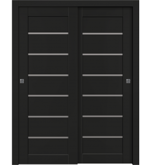 Avon 07-02 Vetro Black Matte Bypass doors