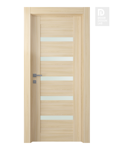 Avon 07-04 Vetro Loire Ash Modern Interior Door by Belldinni