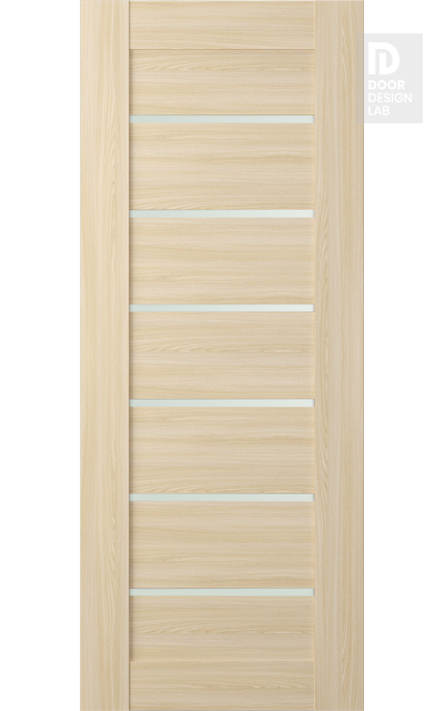 Modern Interior DOOR SLAB AVON 07-02 VETRO LOIRE ASH 30" X 96" X 1 3/4"
